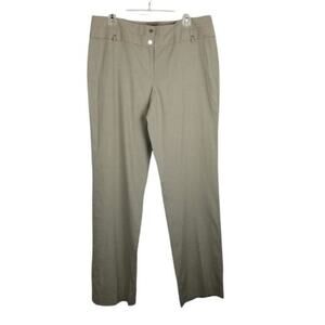 NWT Elie Tahari Stretch Linen Blend Etta Pant Size 14